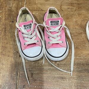 Converse All Star toddler Sneakers in Pink and White